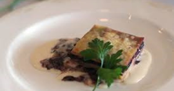 Lasagne integrali con crema di castagne e radicchio